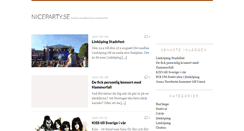 Desktop Screenshot of niceparty.se